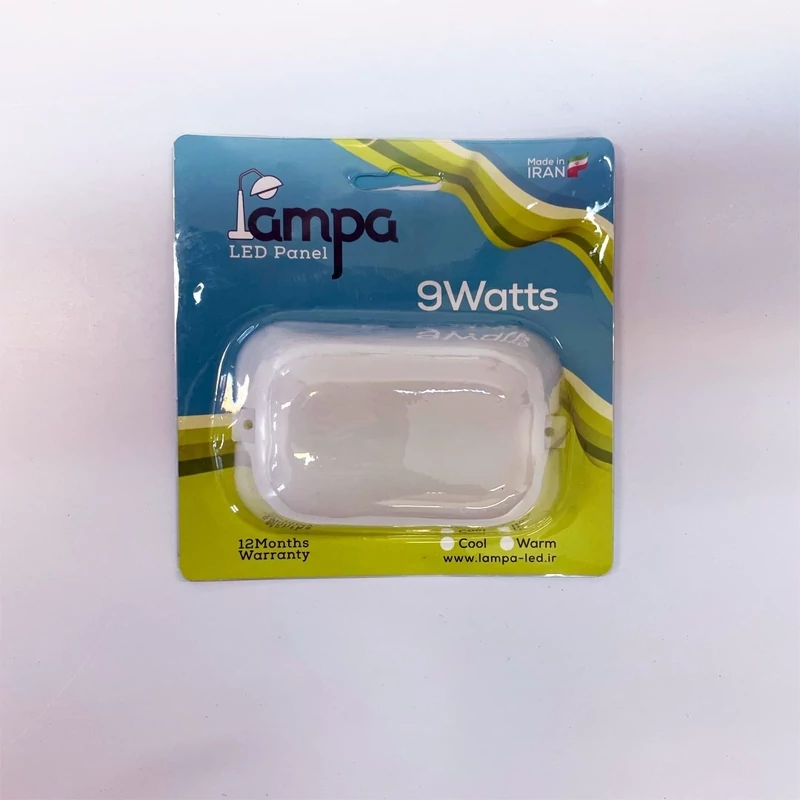 چراغ تونلی 9 وات لمپا بسته 110 عددی